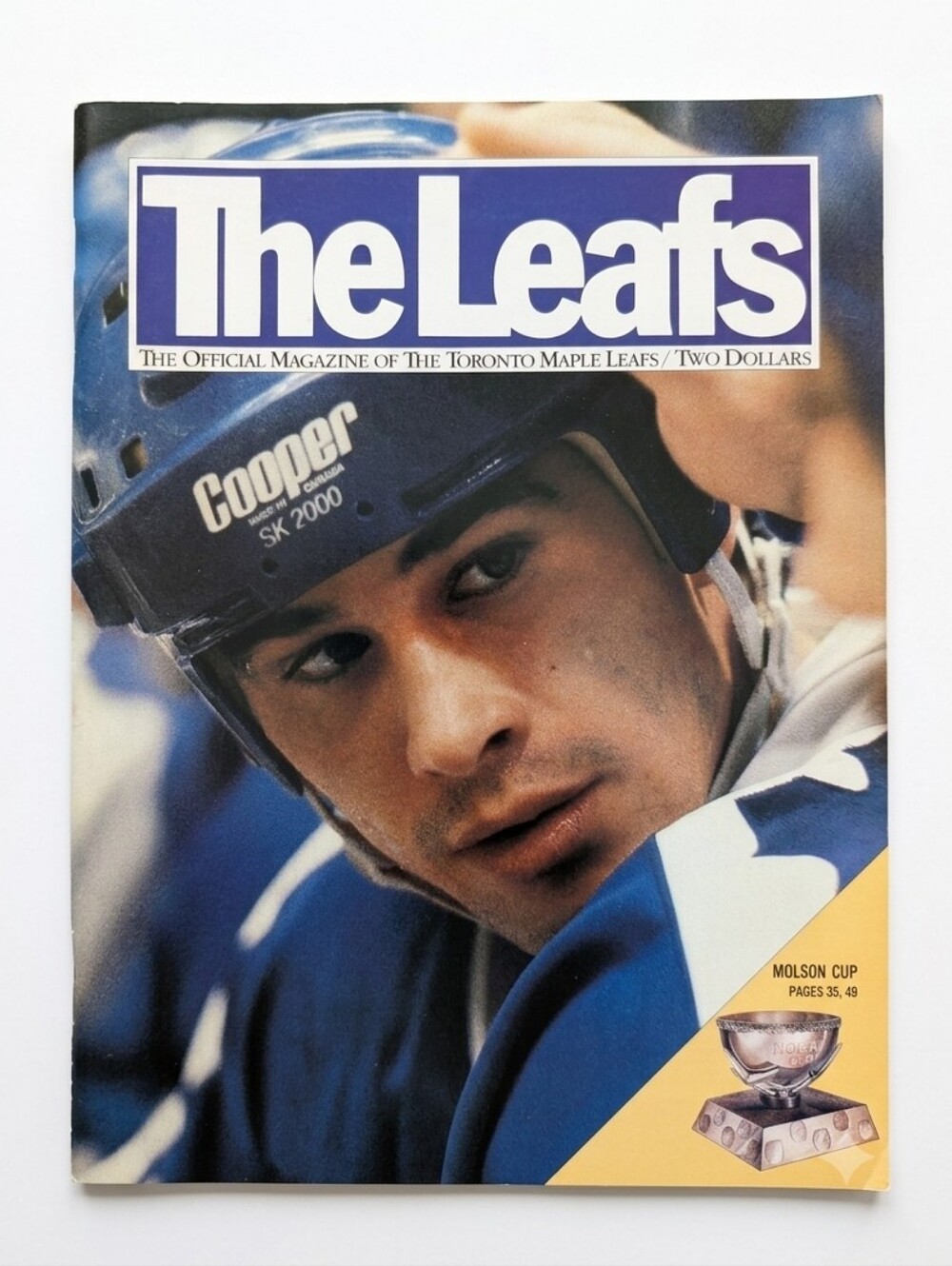 1985 Toronto Maple Leafs vs Red Wings Program (Steve Yzerman Hat Trick) VG